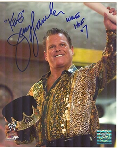 WWE JERRY "El Rey" Abogado Firmado 8x10 - Imagen 1 de 1