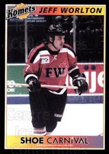 2004-05 Fort Wayne Komets Shoe Carnival #6 Jeff Worlton