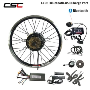 Kit de conversión de bicicleta eléctrica de 36 V 20-29 pulgadas 250W 500W rueda buje de motor de ciclismo Bluetooth - Imagen 1 de 6