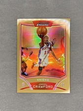 2008-09 Bowman Chrome Refractors Gold #36 Jamal Crawford /50