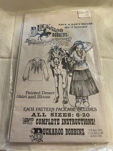 Buckaroo Bobbins Authentic Vintage Painted Desert Skirt/Blouse Pattern - Picture 1 of 2