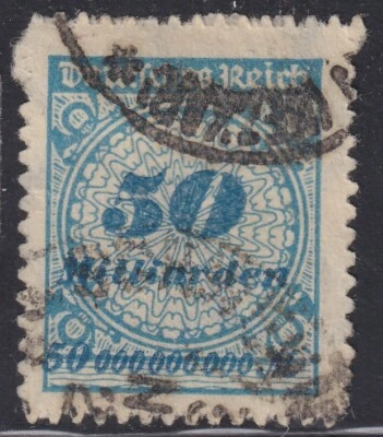 USED GERMANY #309 NUMERAL 50 MILLIARDEN CV$675.00 - Image 1 of 2