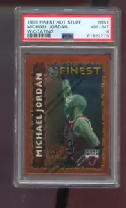 1995-96 Finest Hot Stuff #HS1 Michael Jordan PSA 8 Graded Card 95-96 NBA INSERT - Picture 1 of 2
