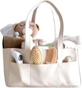 Uniklook Vegan Leather Baby Diaper Caddy Basket Car Organizer, Storage Basket - Picture 1 of 3