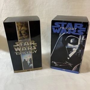 Star Wars Trilogy VHS 2000 New Hope The Empire Strikes Back Return Of Jedi 1995 - Picture 1 of 12