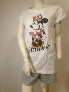 *NEU* Disney Minnie Mouse Damen Pyjama Schlafanzug Shorty Set Gr. L - Bild 1 von 4