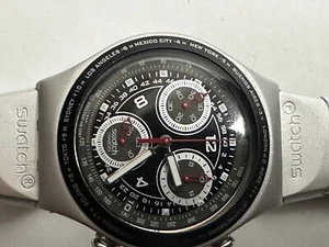 Used Swatch Watch Mens irony chronograph - Picture 1 of 6