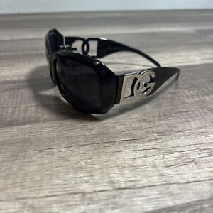 VTG Dolce & Gabbana Black Logo Designer Sunglasses DG26163
