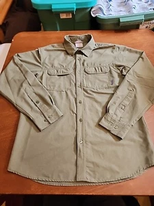 Columbia Sportswear Co. Omni-wick Para hombres PEQUEÑO L/S Verde Abotonado Usado en Excelente Condición GB21 - Imagen 1 de 10