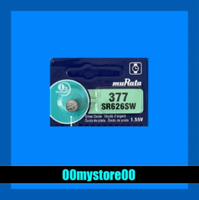 Brand New [EXP 10/2032] 1 MURATA / SONY 377 SR626SW Watch Battery  Ships from CA - Image 1 of 4