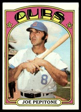 1972 Topps Joe Pepitone Chicago Cubs #303