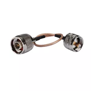 UHF PL259 macho enchufe a N enchufe coleta cable RG316 15 cm para inalámbrico - Imagen 1 de 3