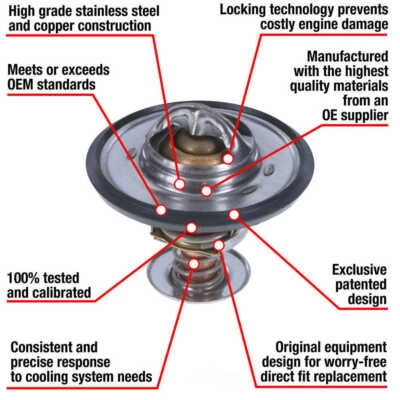 Termostato de refrigerante del motor para Workhorse P30 MOTORAD 2002 Foto 1 de 2