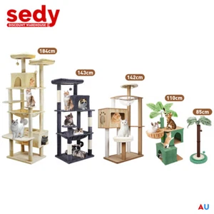 Cat Tree Tower Scratching Post Scratcher Condo House Bed Stand Toy Furniture - Picture 1 of 15