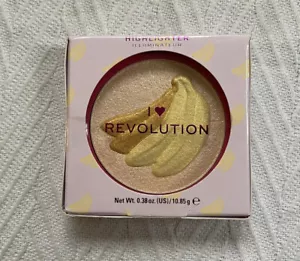 I HEART REVOLUTION Shimmering Highlighter Highlighting Fruity Banana Powder NEW - Picture 1 of 6