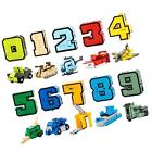 Numbers Transforming Robot Toy for Kid Children  10 Pieces/Set