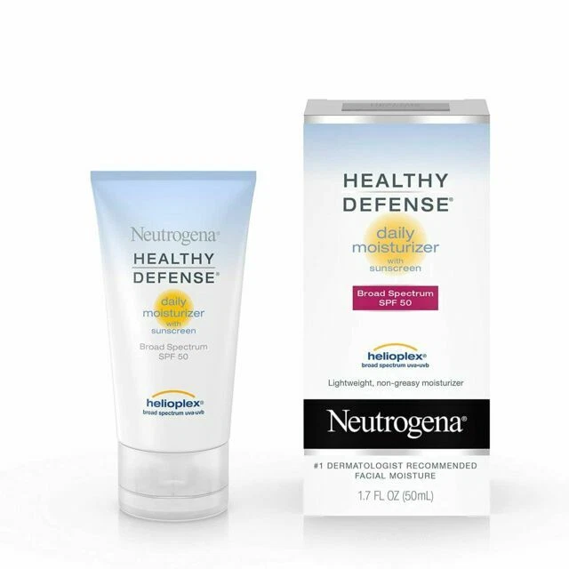 Neutrogena Healthy Defense SPF 50 Daily Moisturizer With Helioplex - 1.7 fl. oz.