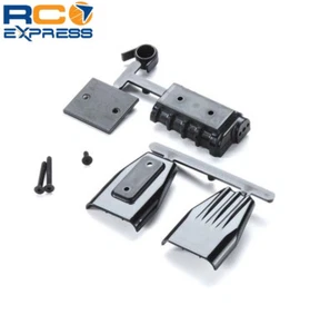 RPM R/C Products Mock Intake and Blower Set Black RPM73412 - Picture 1 of 2