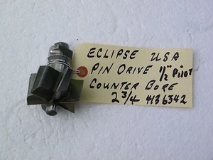 ECLIPSE -MACHINIST -AIRCRAFT - PIN DRIVE COUNTERBORE - 6 flt. 2 3/4" - Picture 1 of 2