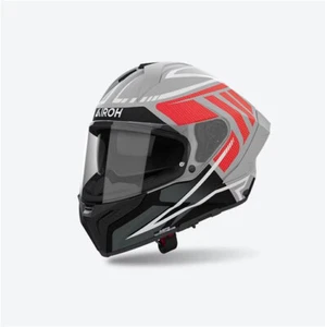 Motorcycle Helmet Integral Airoh Matryx Rider Red Matt Helmet Casque Size M - Picture 1 of 3
