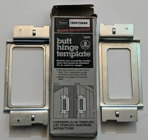 Vintage Sears Craftsman Butt Hinge Template 9-2575 Hardware - Picture 1 of 5