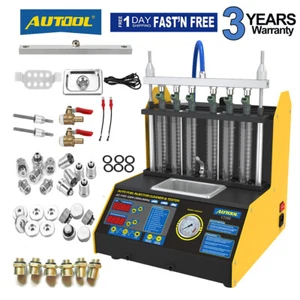 AUTOOL CT200 Petrol Car Fuel Injector Cleaner Tester Nozzle Cleaning Machine  - Picture 1 of 11