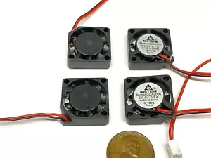 4 Pieces 2006 micro Small 5V DC Cooling Fan 20mm 6mm 2 Pin Mini axial 2cm E36 - Picture 1 of 4