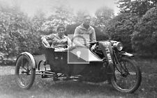 Indian Motorcycle With Sidecar Fort Wayne Indiana IN - 11x17 Canvas Poster