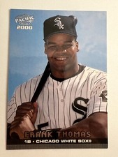 2000 Pacific Baseball Card #107 Frank Thomas (Portrait) Chicago White Sox