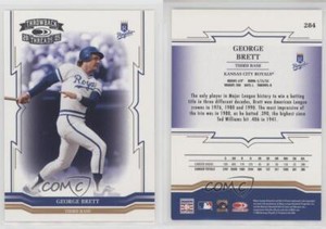 2005 Donruss Throwback Threads George Brett #284 HOF