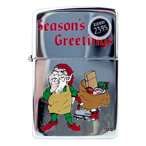 Zippo 271 1994 Elf Seasons Greetings With Original Gift Box - Picture 1 of 1