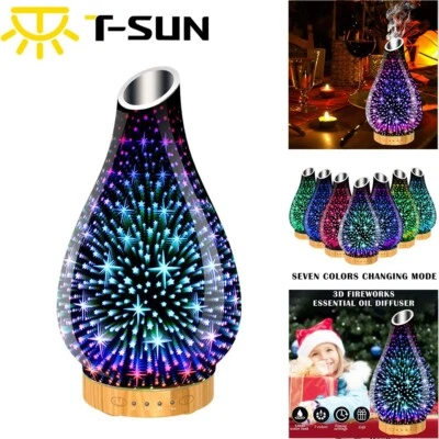 MARKENLOS Aroma Diffuser Mit Feuerwerk Effekt Luftbefeuchter Diffusor Für ätherische Öle