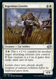 Ingenious Leonin Light Play, English Magic the Gathering MTG Jumpstart 2022 - Picture 1 of 1