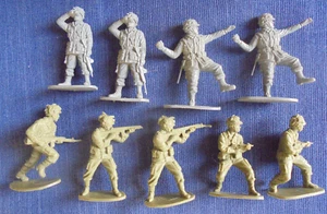 Collection of Airfix Paratroopers - plastic 1/32 in grey and green - Picture 1 of 2