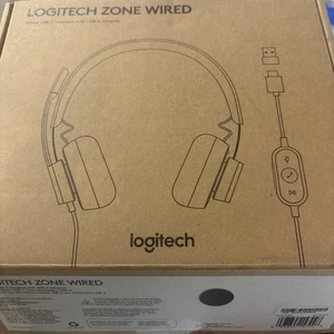 Logitech Zone Wired (981-000876) Cuffie USB-C aperte ma non indossate - Foto 1 di 2
