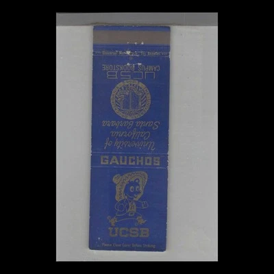 Portada Matchbook Universidad de California en Santa Bárbara USCG Gauchos Foto 1 de 2