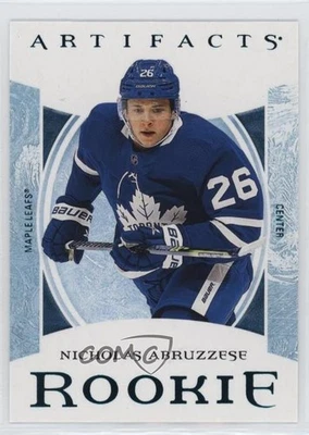 2022-23 Upper Deck Artifacts Rookies Turquoise Nicholas Abruzzese #173 Rookie RC - Image 1 of 2