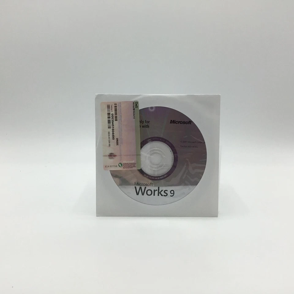 Microsoft Works 9 Windows Software Tool (070-03545)