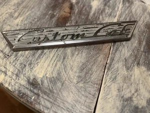 Vintage 1955 1956 Ford Custom Cab Emblem BAAF-8125622-A. OEM - Picture 1 of 5