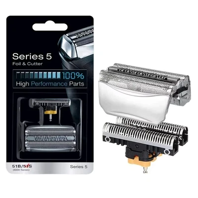 Lamina E Lama Di Ricambio per Testina 51S per Braun Series 5 E 8000 Series,590Cc - Imagen 1 de 4