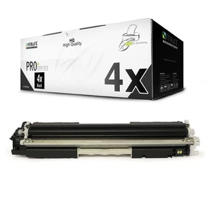 4x MWT per Cartridge Black Replaces HP CE310A 126A - Zdjęcie 1 z 4