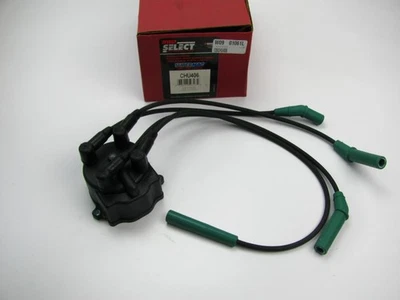 1987-1992 Toyota Tercel 1.5L Ignition Spark Plug Wire Set + Distributor Cap BWD - Image 1 of 4