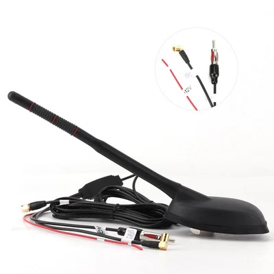 Car  DAB+GPS+FM Antenna Active Amplified Top Roof Mount Waterproof Dustproof - image 1 of 4
