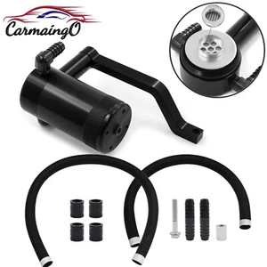 Oil Catch Can Braided Tank Z-Bracket for Dodge Charger Challenger 6.4L 2011-2021 - Picture 1 of 10