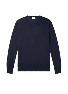 Kingsman 100% Cashmere Sweater in Navy, size XL - BNWT, RRP £375 - Picture 1 of 9