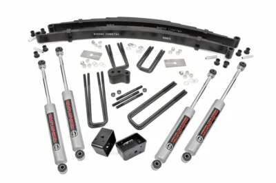 Kit de elevación de suspensión Rough Country 4 pulgadas para Dodge Dana 44 Foto 1 de 3