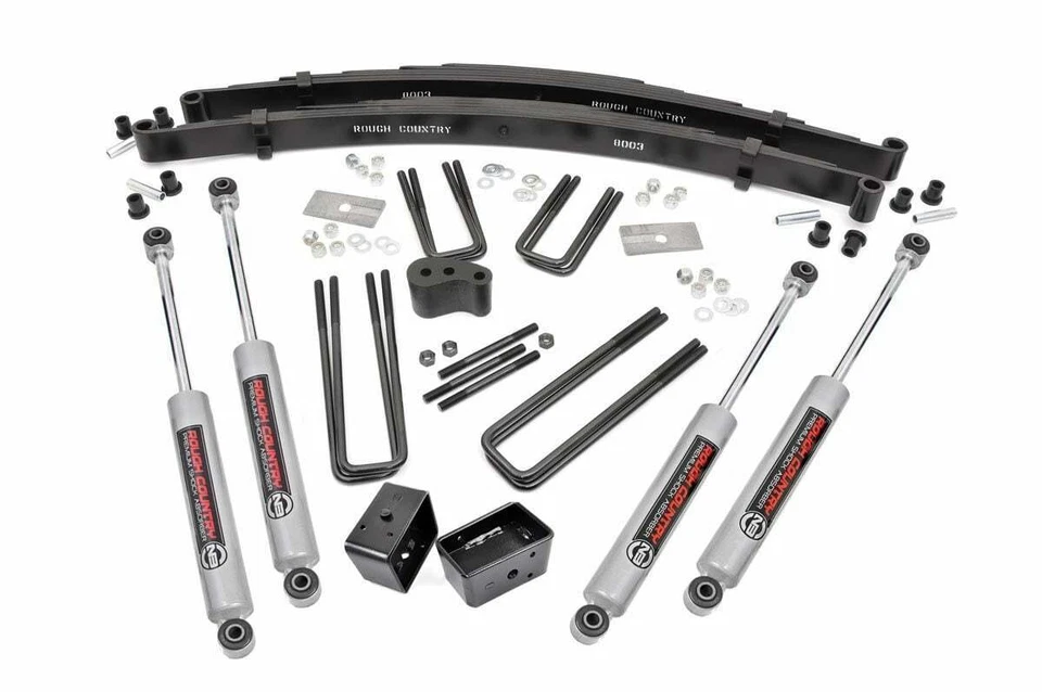 Kit de elevación de suspensión Rough Country 4 pulgadas para Dodge Dana 44 Foto 1 de 3