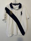 Polo Ralph Lauren Shirt Herren Gr. 2XL weiß marineblau R.L. Polo Club 1967 Nummer 2