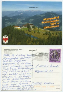 57460 - Alpengasthof Schatzbergalm - Wildschönau - Luftbild - AK, gelaufen - Bild 1 von 1