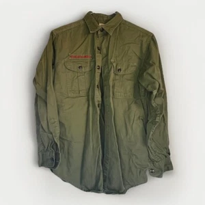 BSA Official Olive Green Uniform Shirt Long Sleeve Adult Size Medium-L CR-286 - Bild 1 von 13